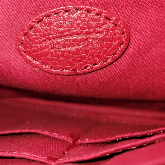 Talbots Wristlet Clutch Purse Bag Pebbled Leather - Picture 2 of 9